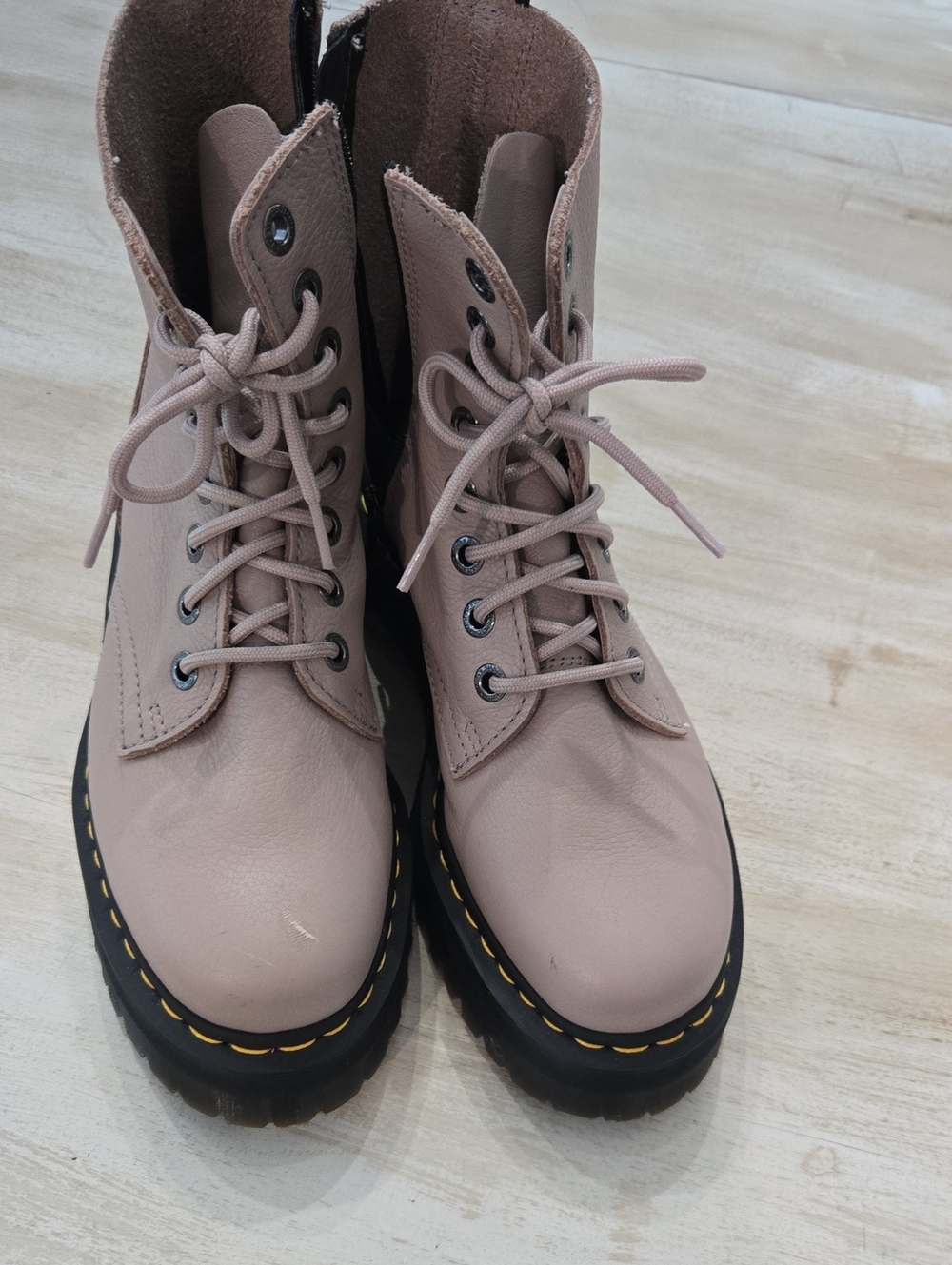 Dr. Martens Women's Blush Lace-Up Combat Boots
